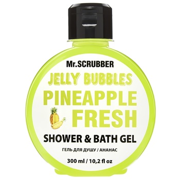 Гель для душу Mr.Scrubber Jelly Bubbles Pineapple Fresh 300мл - купити, ціни на Auchan - фото 1