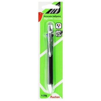 Auchan Ballpoint Automatic Metal Pen - buy, prices for - photo 1