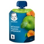 Gerber pumpkin-apricot for children from 6 month puree 90g