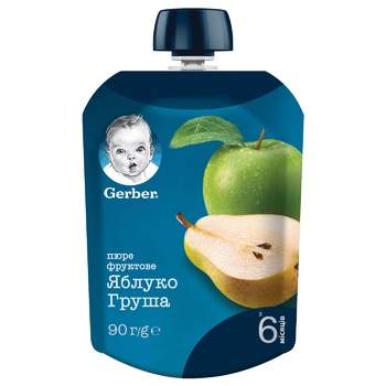 Пюре Gerber Яблуко груша 90г