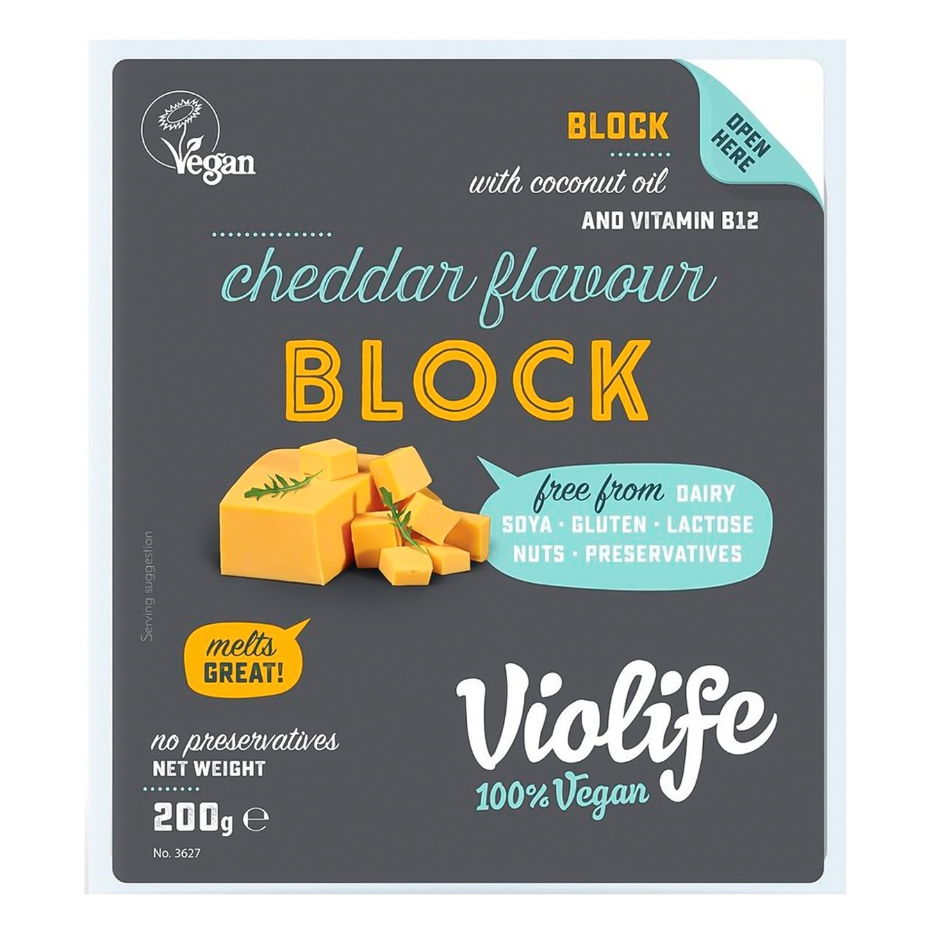 

Сир рослинний Violife Чеддер 200г