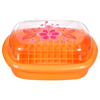 Plastic Soap Dish 13.5х9.5cm - buy, prices for COSMOS - photo 1