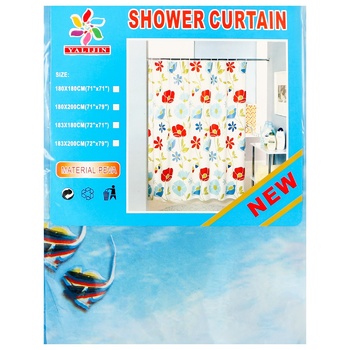 Shower Curtain 180х180cm - buy, prices for COSMOS - photo 1