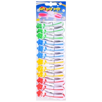 Plastic Clothespins Set 12pcs - buy, prices for COSMOS - photo 1