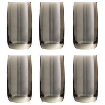 Luminarc Shining Graphite Glass Set 0.33l 6pcs