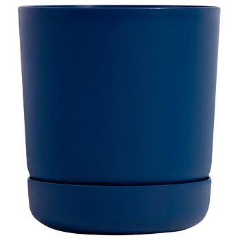 Form-Plastic Satina Pot 13cm Dark Blue - buy, prices for Tavria V - photo 1