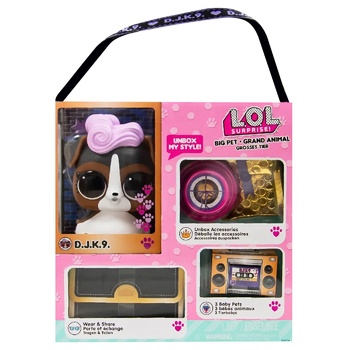 Набір ігровий L.O.L. Surprise Big Pets Dj-Песик - купити, ціни на - фото 1