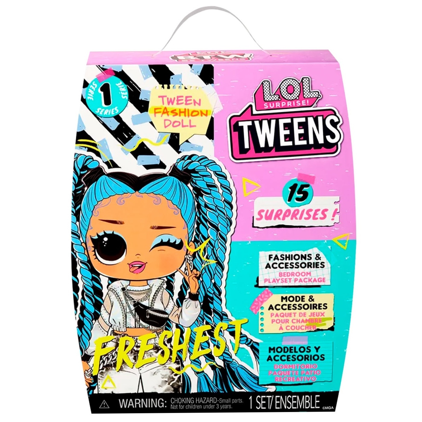 

Набор игровой с куклой L.O.L. Surprise 576686 Tweens Озорная