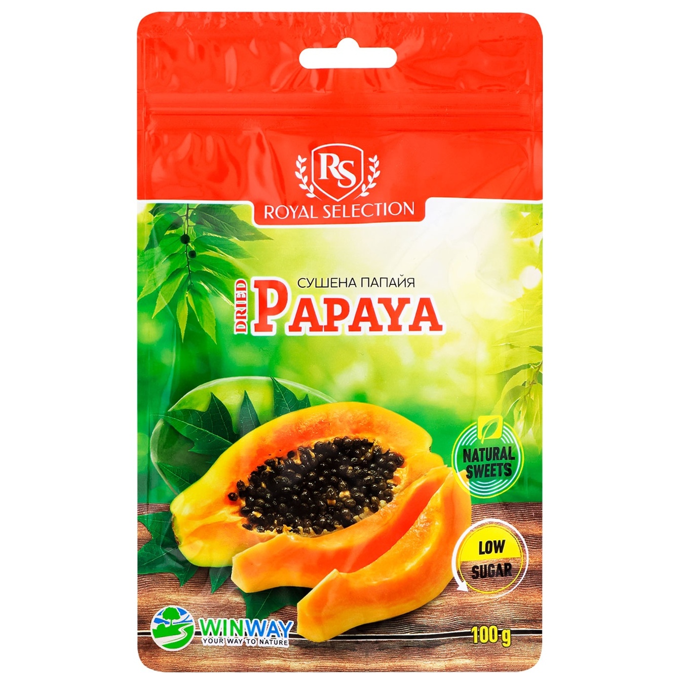 

Папайя Winway сушеная 100г