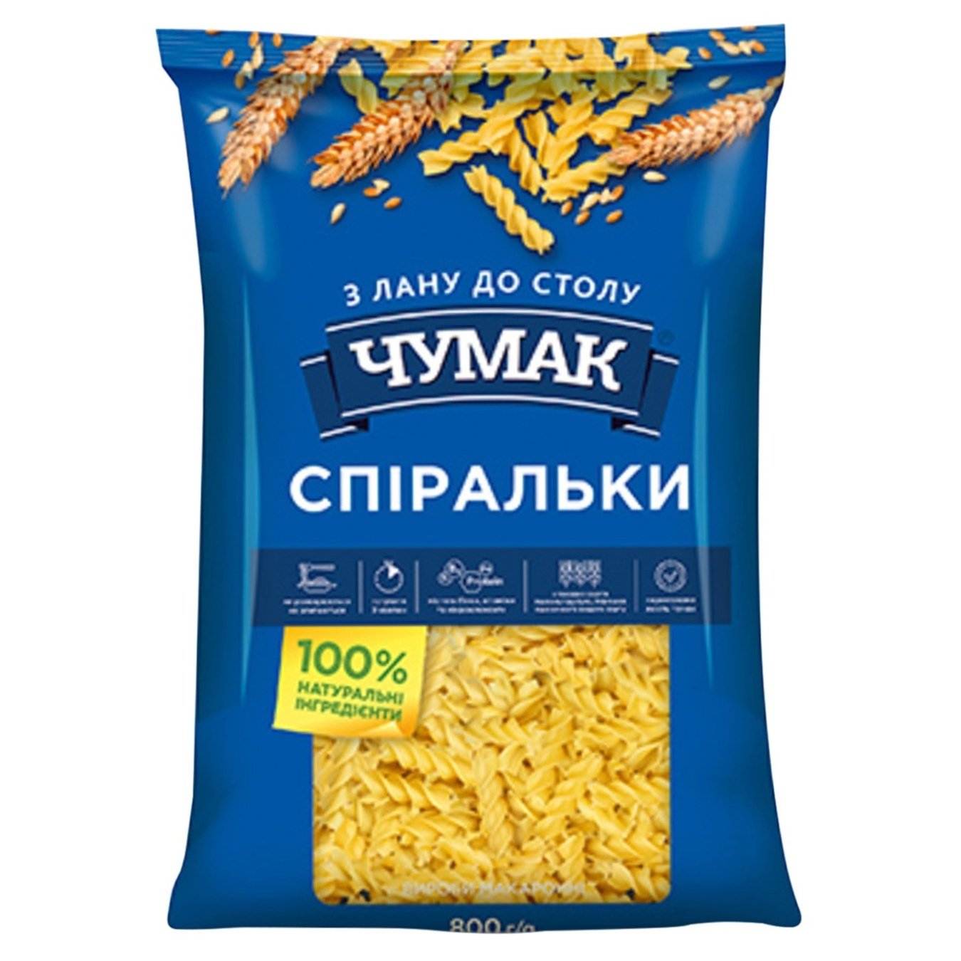 

Макароны Чумак Спиральки 800г