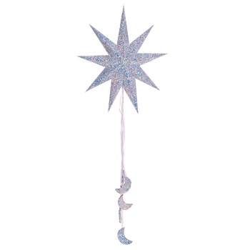 Koopman Star on a Thread Christmas Tree Decoration Iridescent 46cm - buy, prices for COSMOS - photo 1