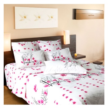 Tep Sakura Euro Calico Bed Set 240x215 - buy, prices for COSMOS - photo 1