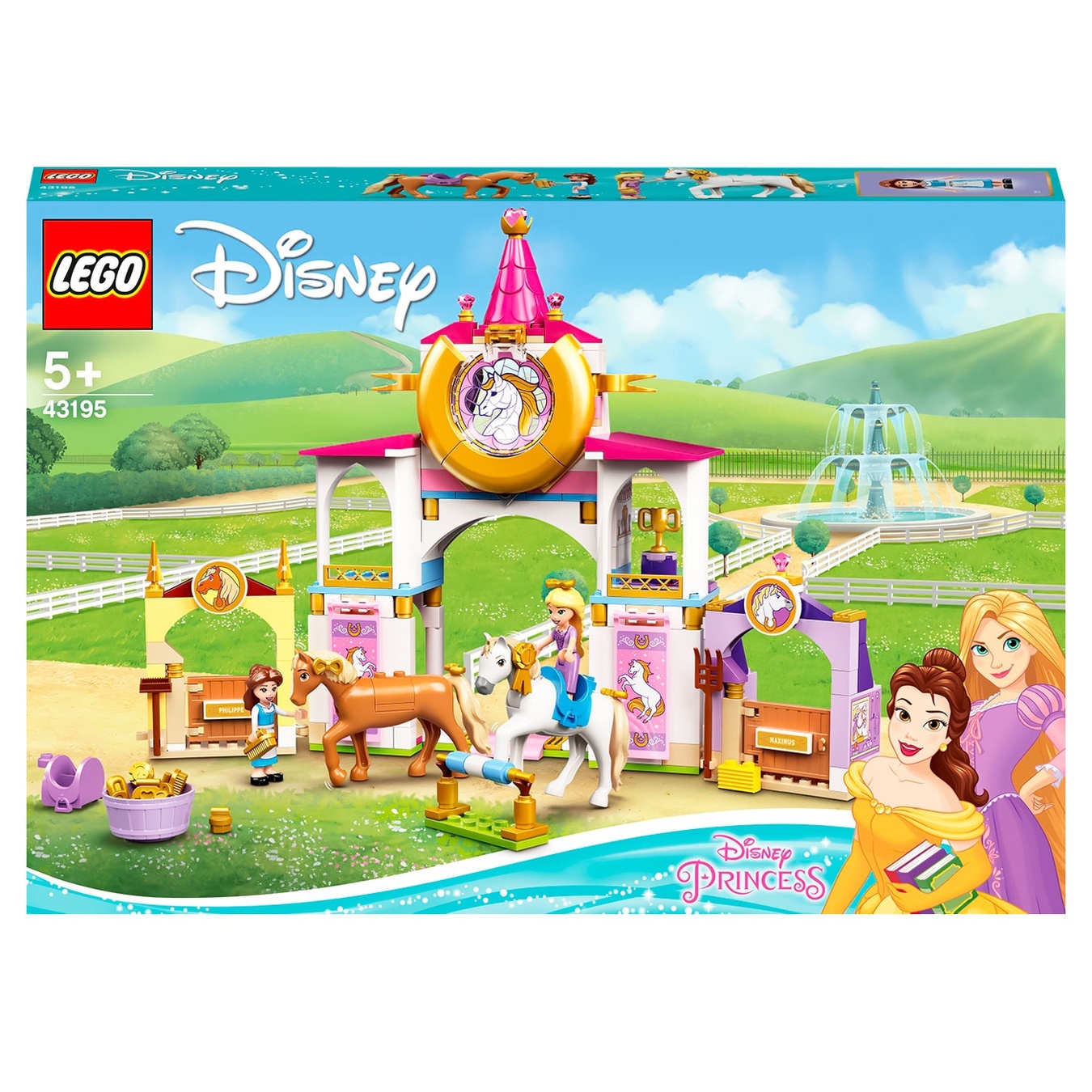 

Конструктор Lego Disney Королевская конюшня Белль и Рапунцель 43195