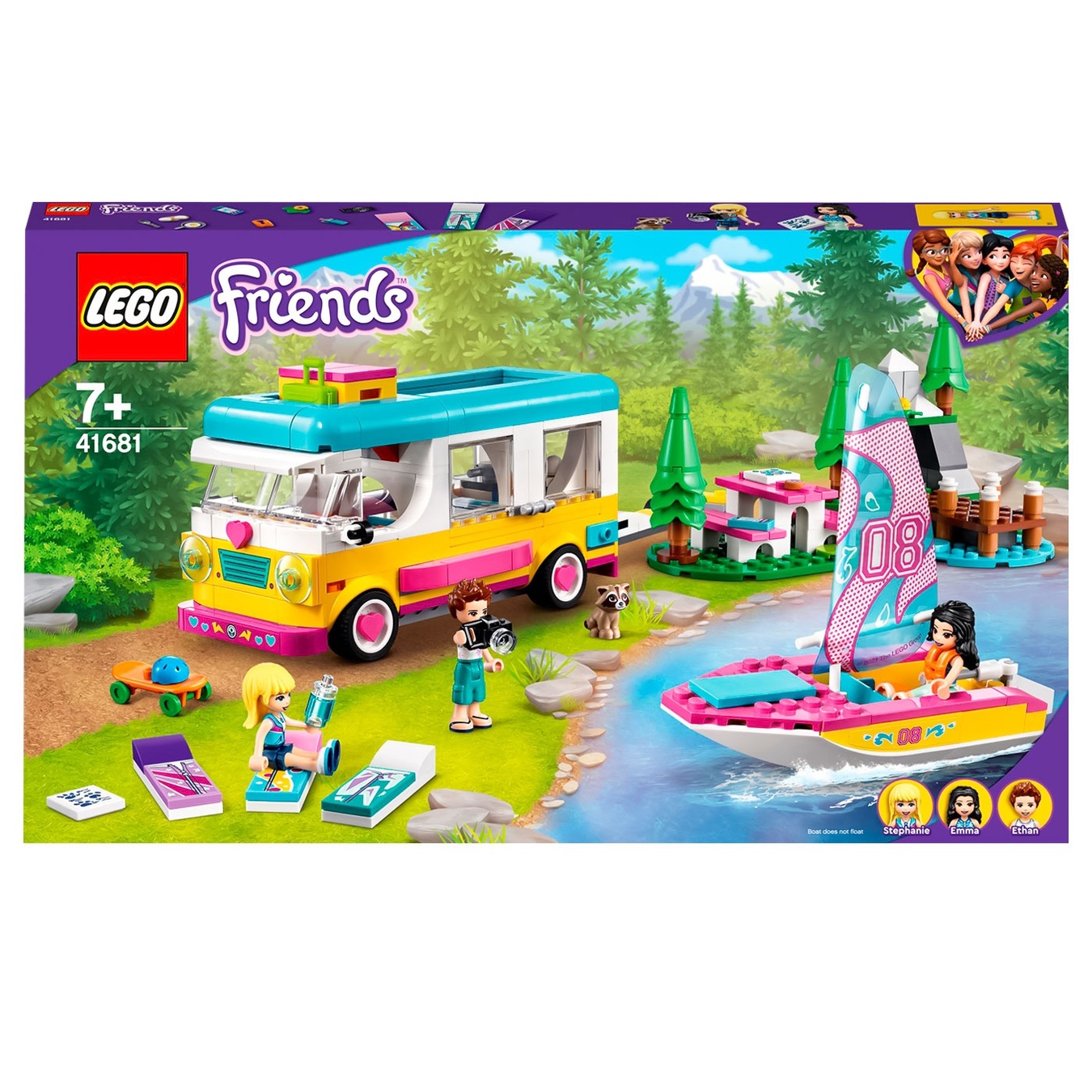 

Конструктор Lego Friends Лесной дом на колесах и яхта