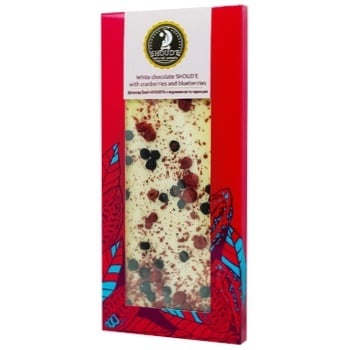 Shoud'e with cranberries and blueberries white chocolate 100g - buy, prices for - photo 2