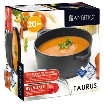 Кастрюля Ambition Taurus 20см - купити, ціни на КОСМОС - фото 1