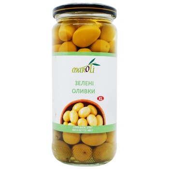 olive maroli green canned 480g glass jar Turkey - buy, prices for - photo 1