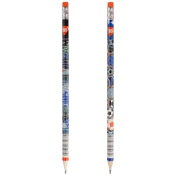 Yes Football Graphite Pencil with Eraser - buy, prices for Auchan - photo 1