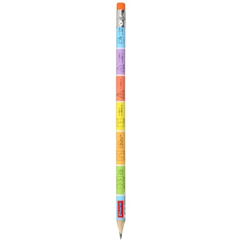 1 Veresnya Stereometry Graphite Pencil with Eraser - buy, prices for Auchan - photo 1