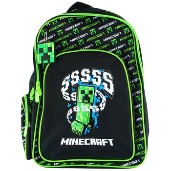 Auchan Minecraft Backpack 3 Sections