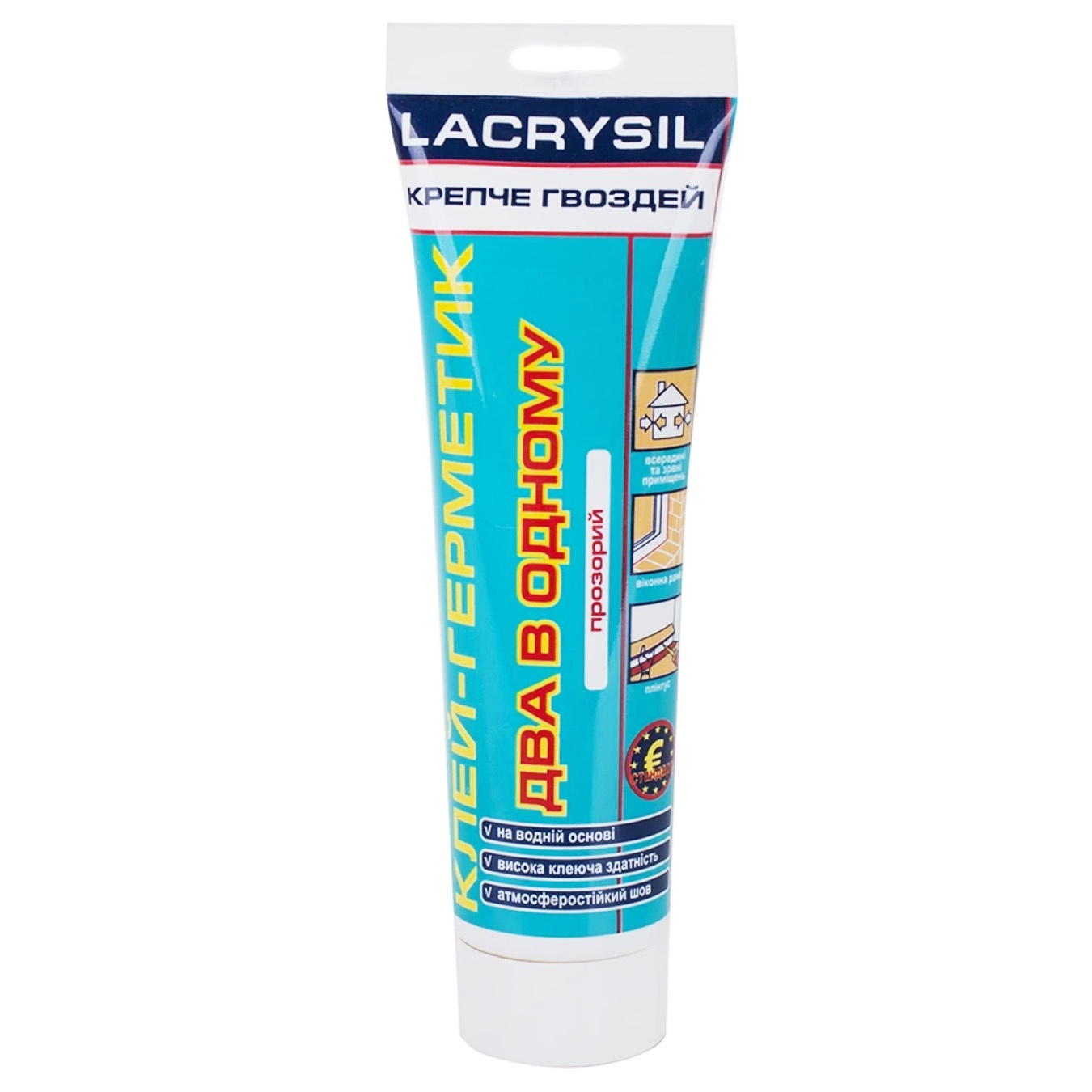 

Клей-герметик Lacrysil 2в1 прозрачный 150г