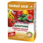 Удобрение Чистый лист универсальное для сада и огорода 300г