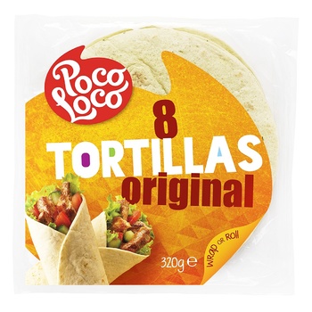 Poco Loco Original Wheat Tortilla 320g