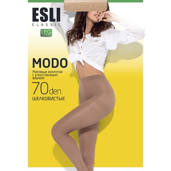 Колготы Esli Modo 70 Den женские р.3 Nero - купить, цены на ULTRAMARKET - фото 1