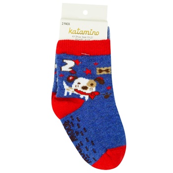 Katamino Children's Socks for Boys 6-12months 2pcs - buy, prices for - photo 4