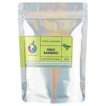 Mermade Dino Bambino Bath Powder 200g - buy, prices for ULTRAMARKET - photo 1