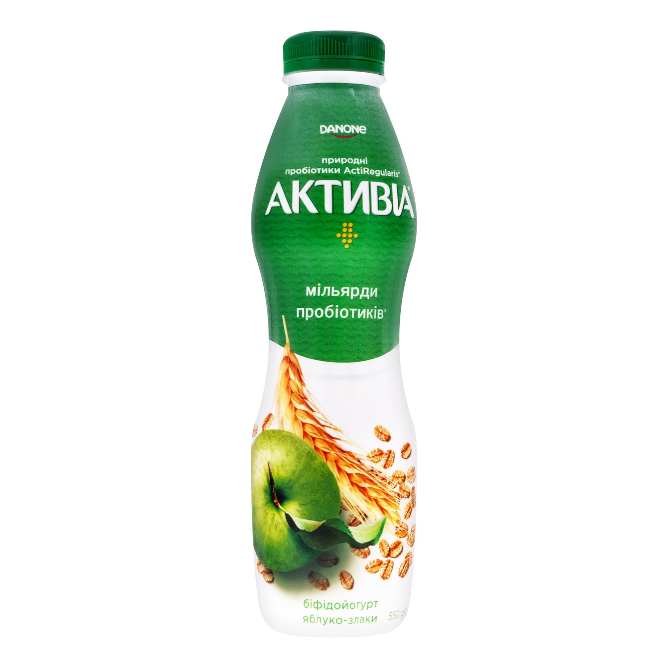 

Бифидойогурт Активиа яблоко-злаки 1,5% 550г