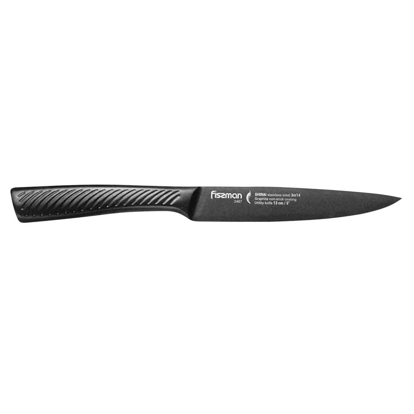 

Нож универсальный Fissman Shinai Graphite 13см