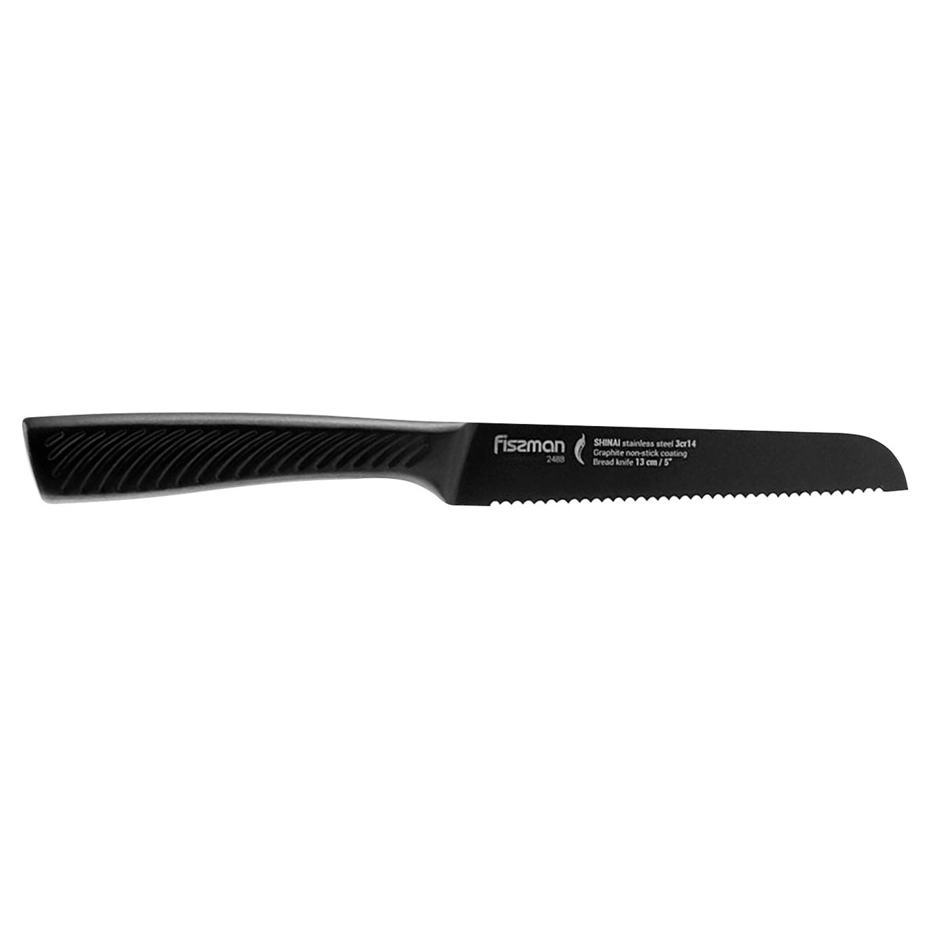 

Нож Fissman Shinai Graphite для хлеба 13см