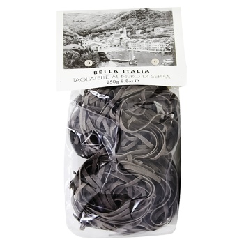 Bella Italia Tagliatelle Pasta with Cuttlefish Ink 250g - buy, prices for - photo 1