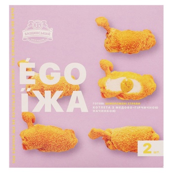 Bashchinsky Ego Í̈zha Frozen Cutlet with with Honey-Mustard Filling 400g - buy, prices for Auchan - photo 2