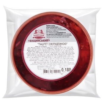 Bashchinsky Cranberry pate 180g - buy, prices for Auchan - photo 2