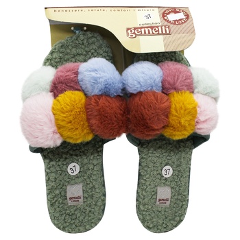 Gemelli Pompon Household Women Footwear - buy, prices for MegaMarket - photo 4