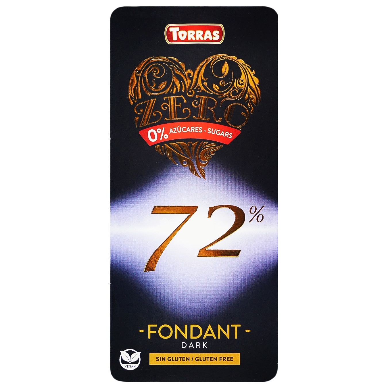 

Шоколад Torras черный 72% какао без сахара и глютена 100г