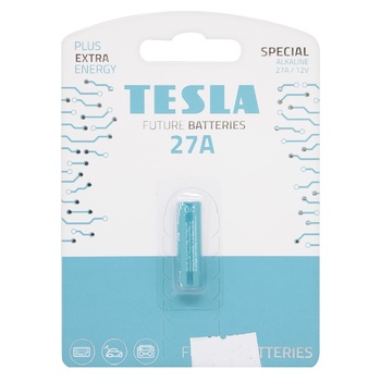Батарейки Tesla 27A 1шт - купить, цены на - фото 1