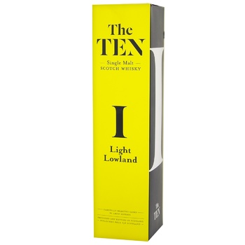 Виски The Ten №1 Light Lowland 2004 40,1% 0,7л