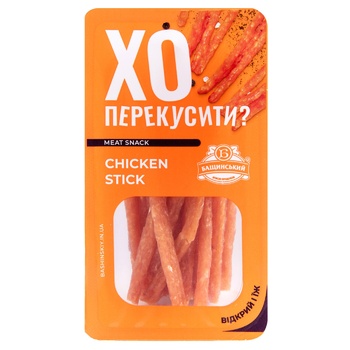 Ковбаски Бащинський Chicken stick з м'яса птиці 100г - купити, ціни на Auchan - фото 1