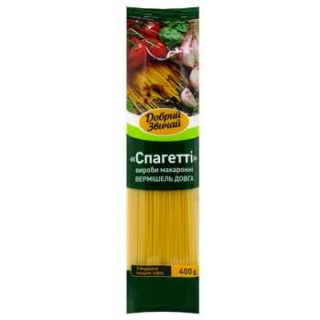 Dobryj Zvychaj Spaghetti Pasta 400g - buy, prices for EKO Market - photo 1