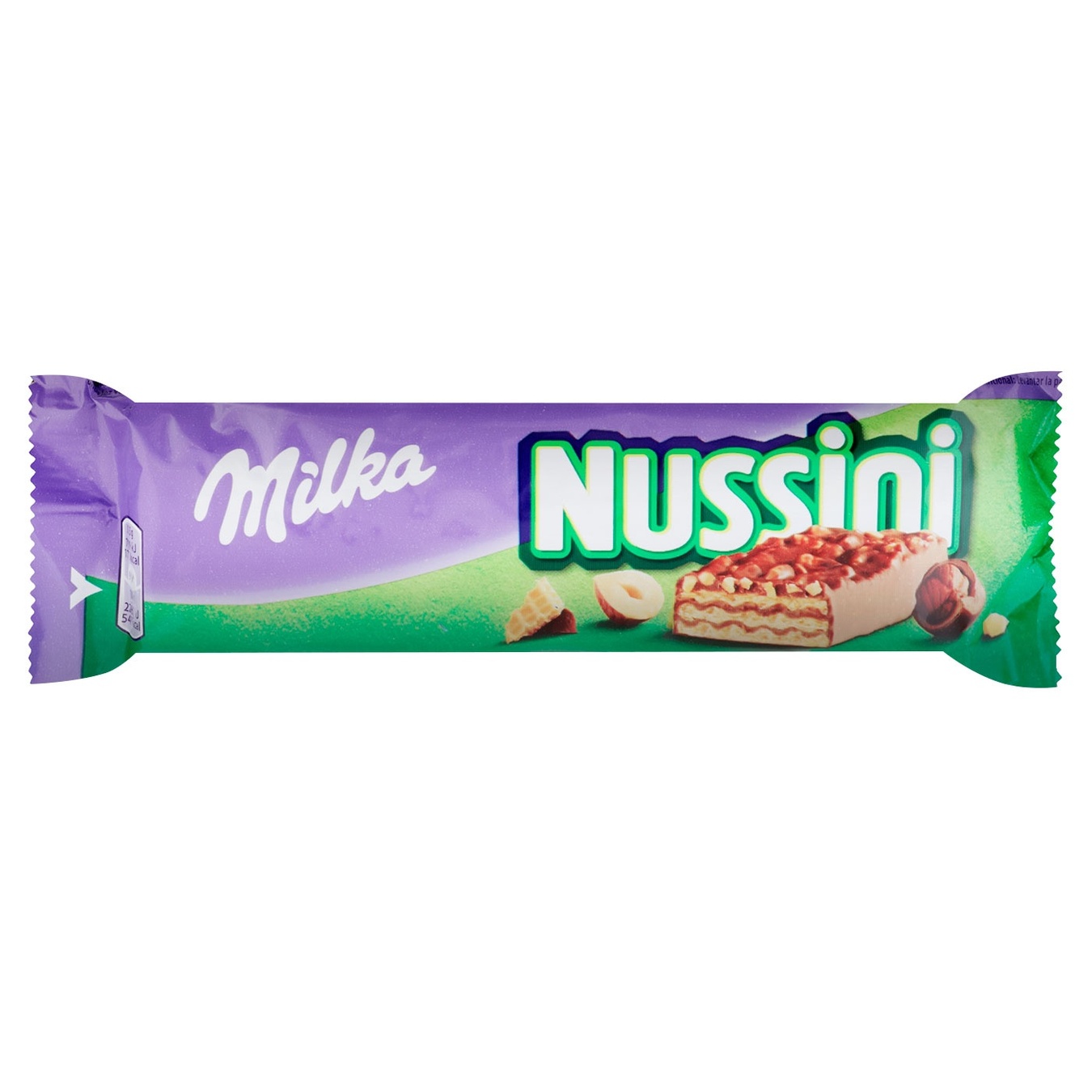 

Вафли Milka Nussini с фундуком и какао 31г