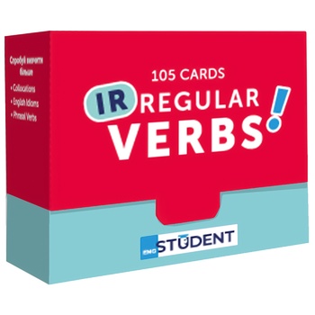 Картки для вивчення англійської мови English Student Irregular Verbs - купити, ціни на - фото 1