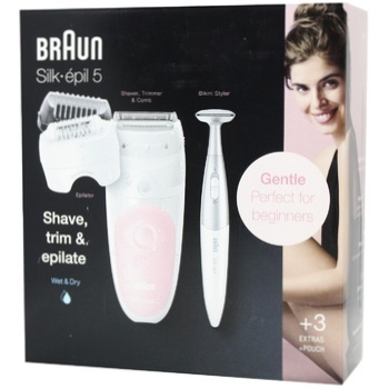 Епілятор Braun Silk epil 5 SES 5/820 + FG1100 - купить, цены на - фото 1