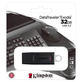 Накопитель Kingston USB 3.2 Gen1 DT Exodia 32GB - купить, цены на - фото 2