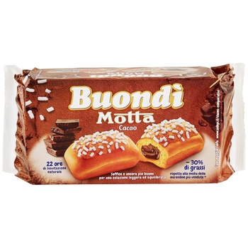 Бисквит Buondi Motta с какао 6шт*43г - купить, цены на Auchan - фото 1