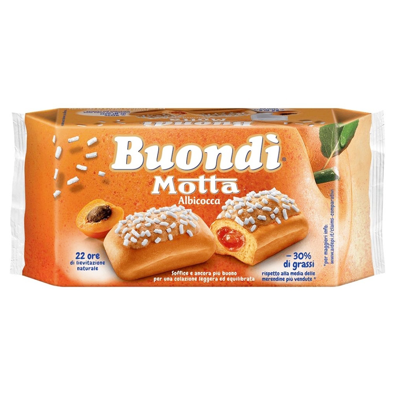 

Бісквіт Bauli Motta Buondi з абрикосом 43г*6шт