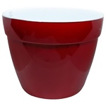 Santino Asti Red-White Flowerpot 15l