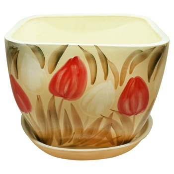 Nocturne Silk Flowerpot 22cm - buy, prices for ULTRAMARKET - photo 1